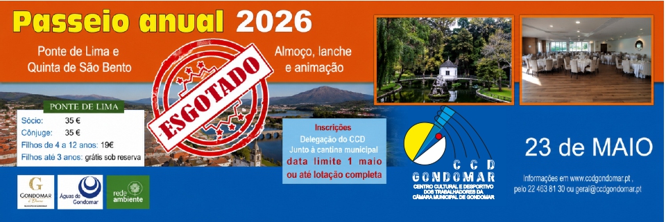Passeio Anual CCD 2026